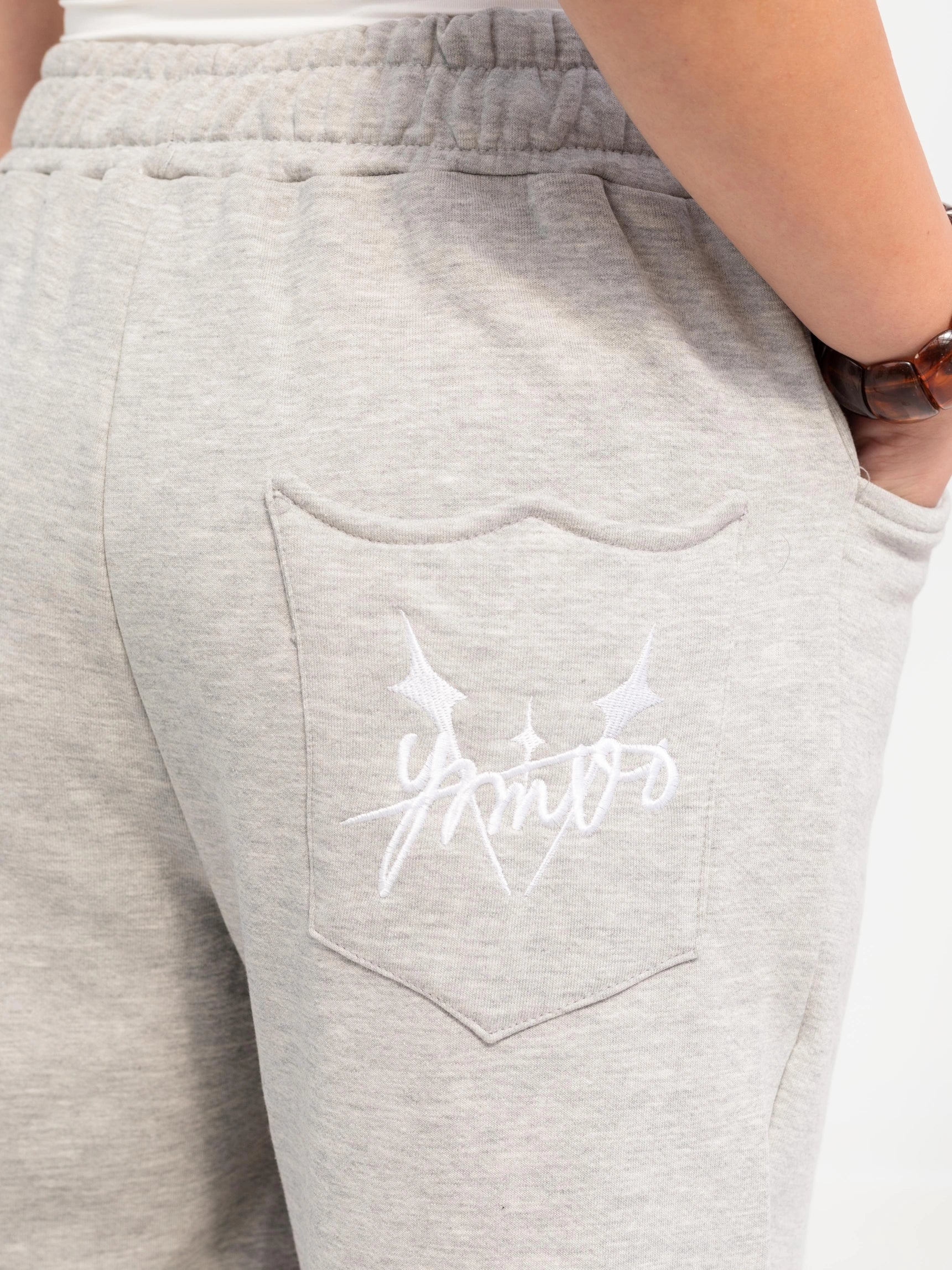 Center seam sweatpants Gray