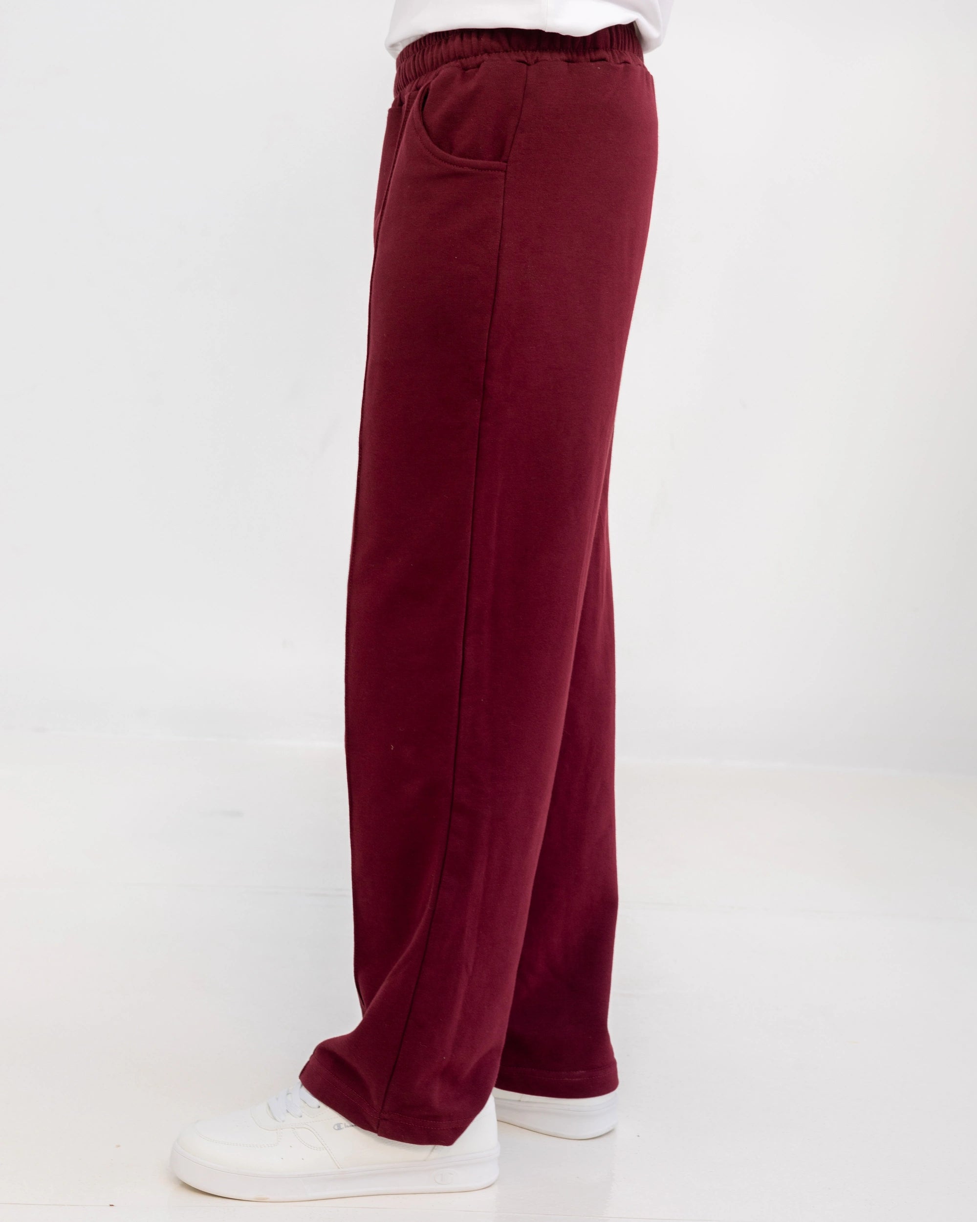 Center seam sweatpants Burgandy