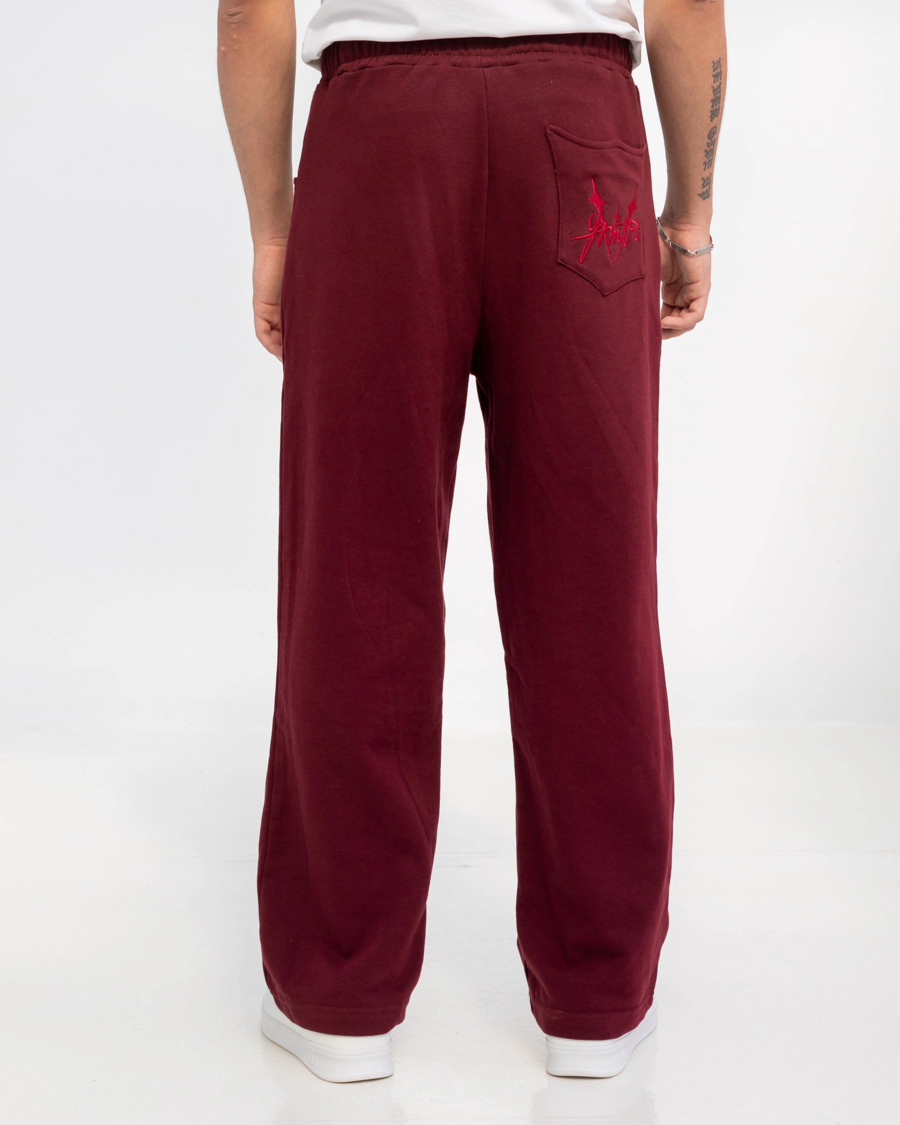 Center seam sweatpants Burgandy