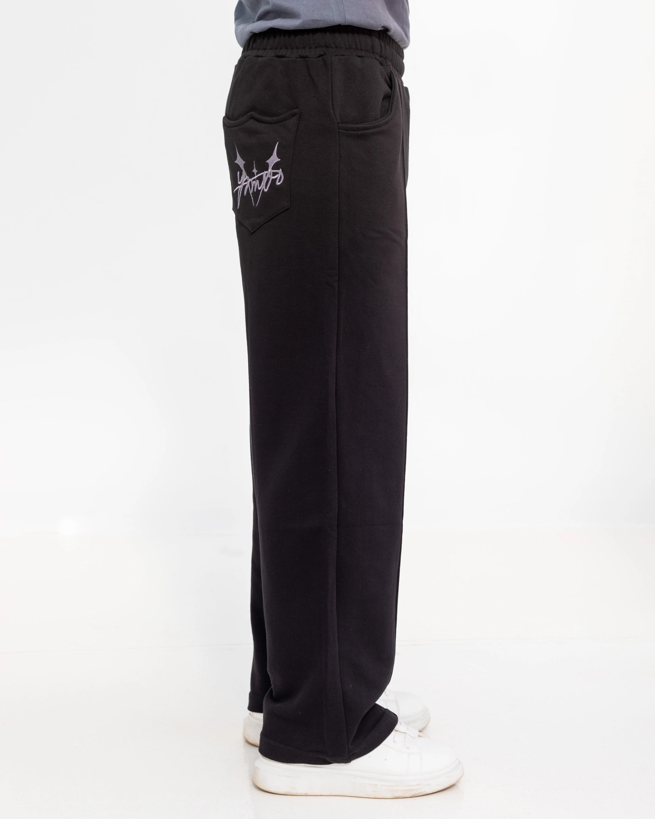 Center seam sweatpants Black