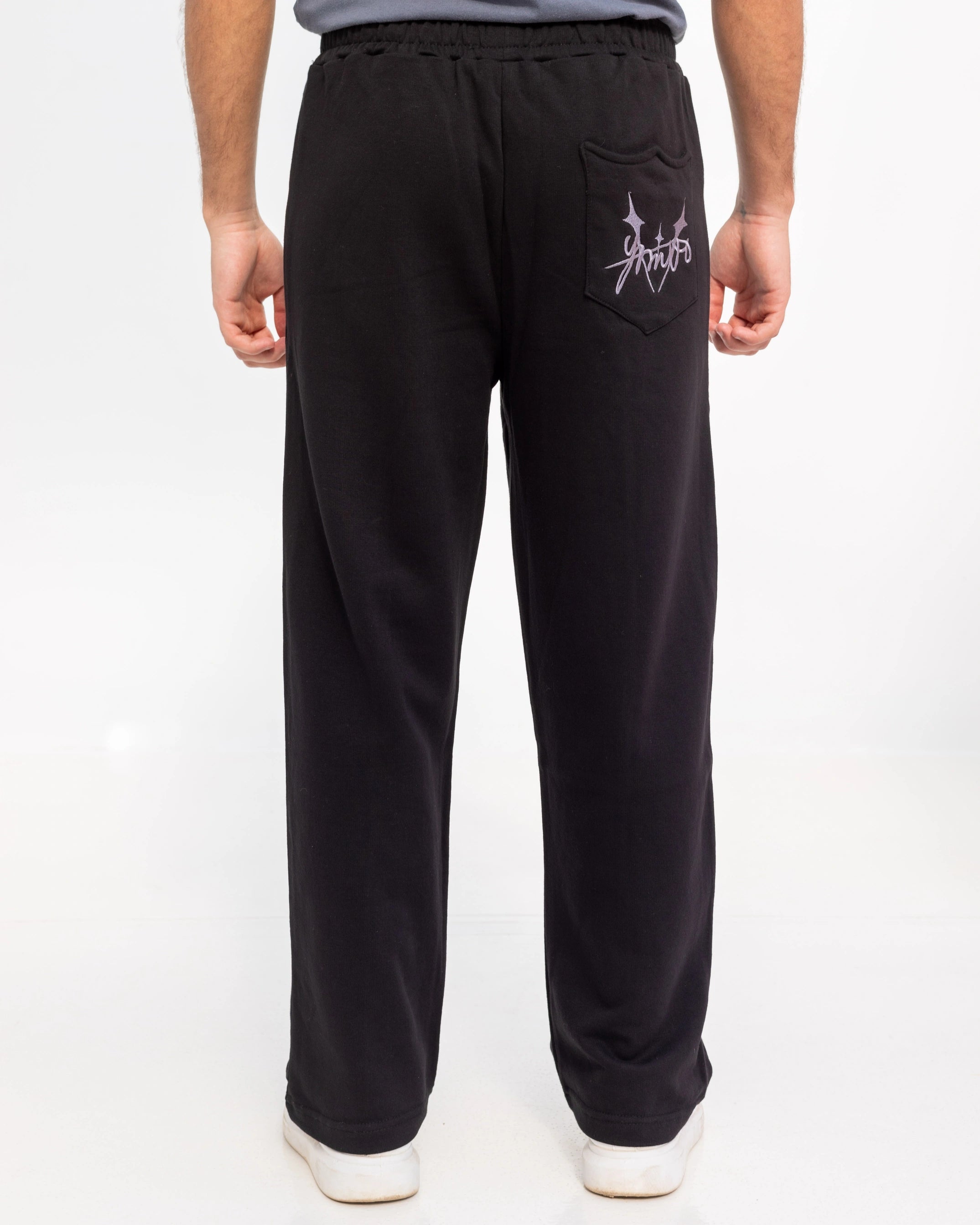 Center seam sweatpants Black
