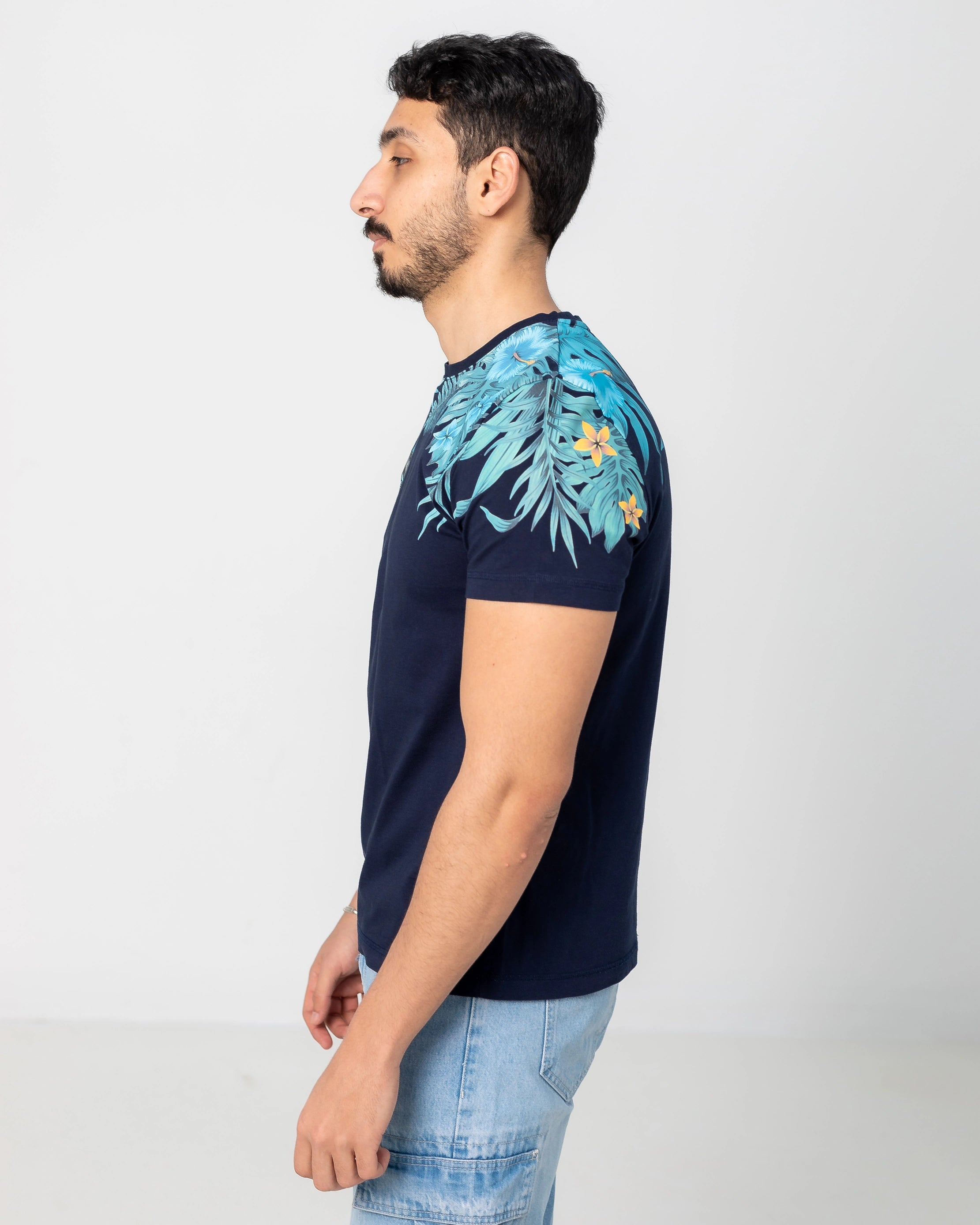 Regular fit T-shirt Dark blue