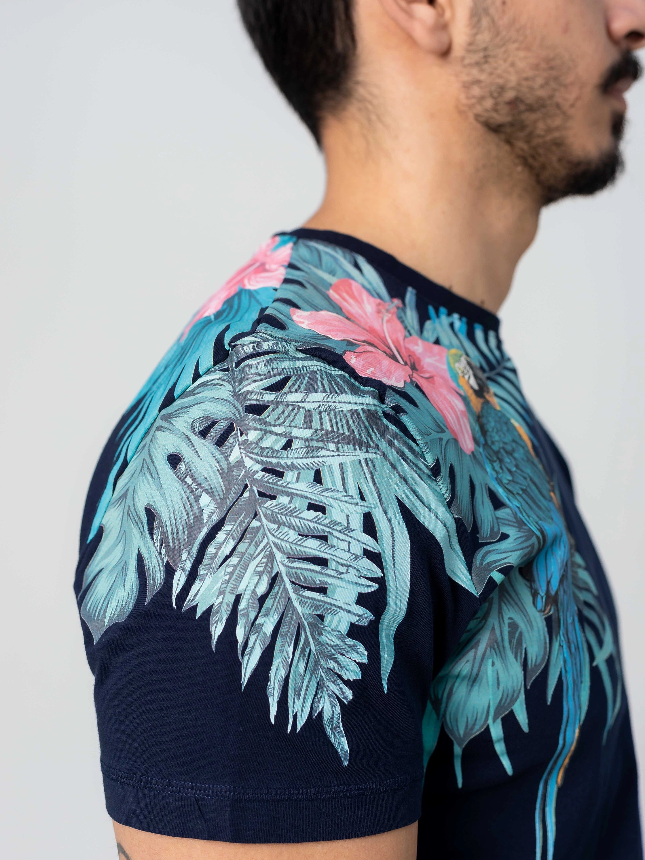 Regular fit T-shirt Dark blue