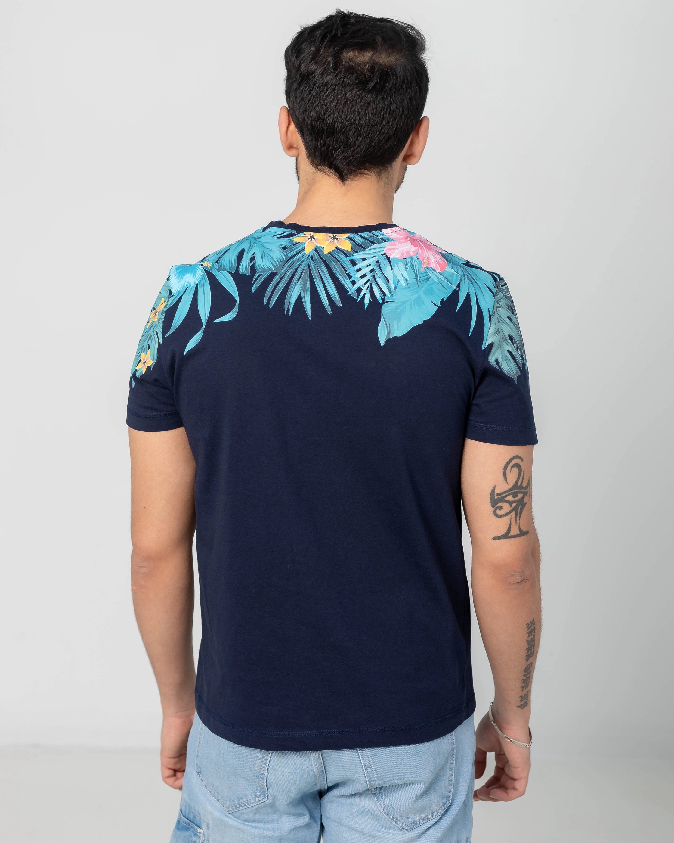 Regular fit T-shirt Dark blue