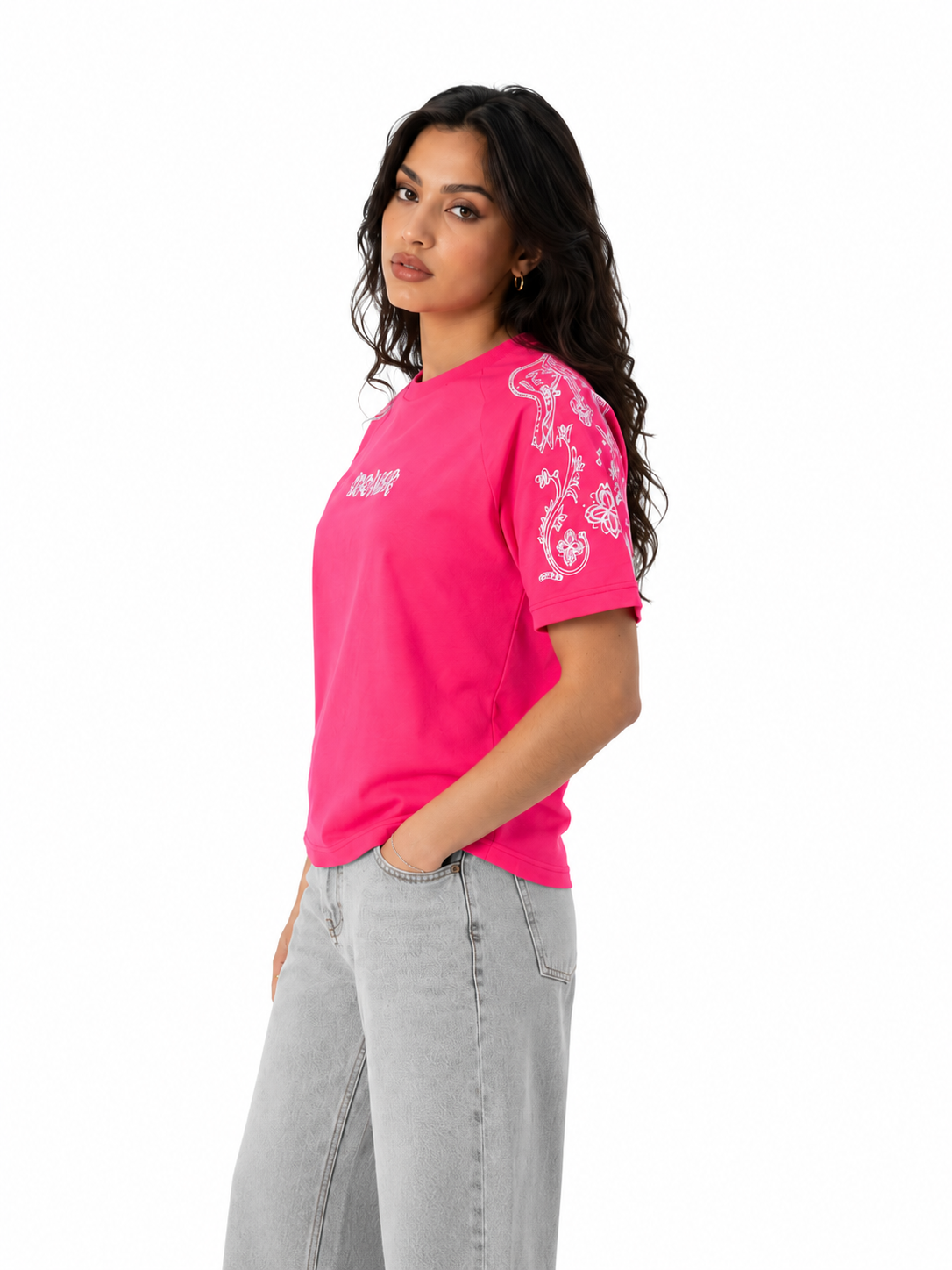Raglan T-shirt Pink