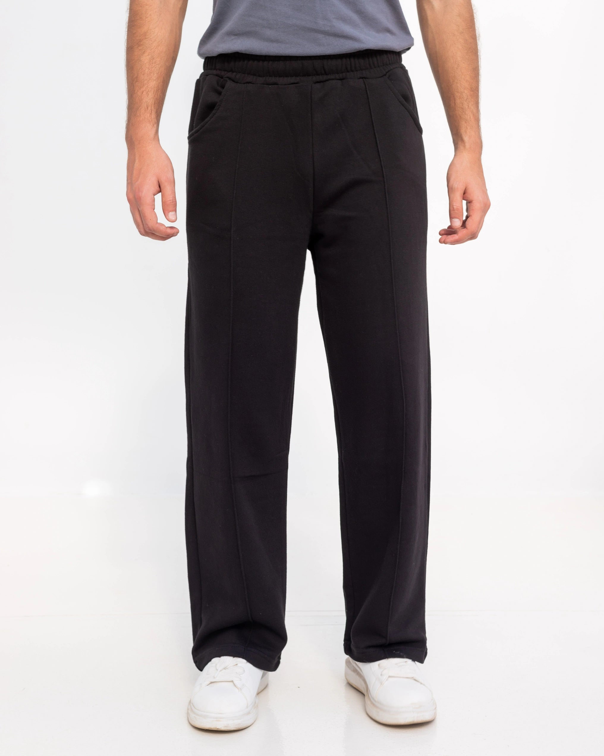 Center seam sweatpants Black