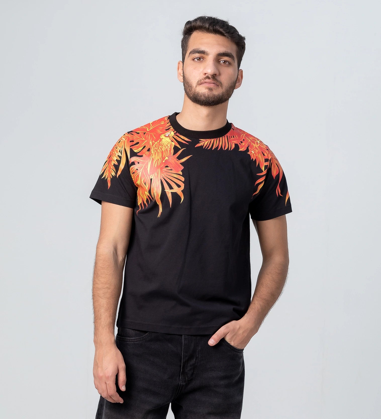 Regular fit T-shirt Black